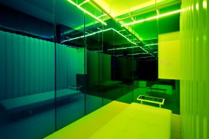 Green Room With installation Event Fiera Milano